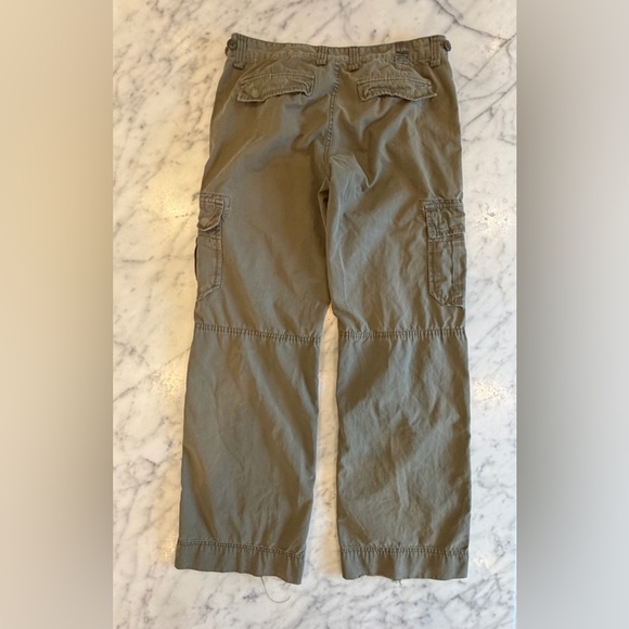 LUCKY BRAND Dungarees Olive Green Cargo Pants - Women’s Size 10 / 30 waist - Picture 9 of 12